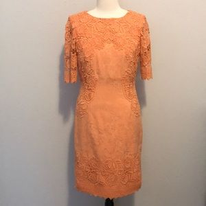 Orange Antonio Melani lace dress